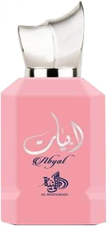 Abyat- AL WATANIAH - Pink bottle perfume front solo
