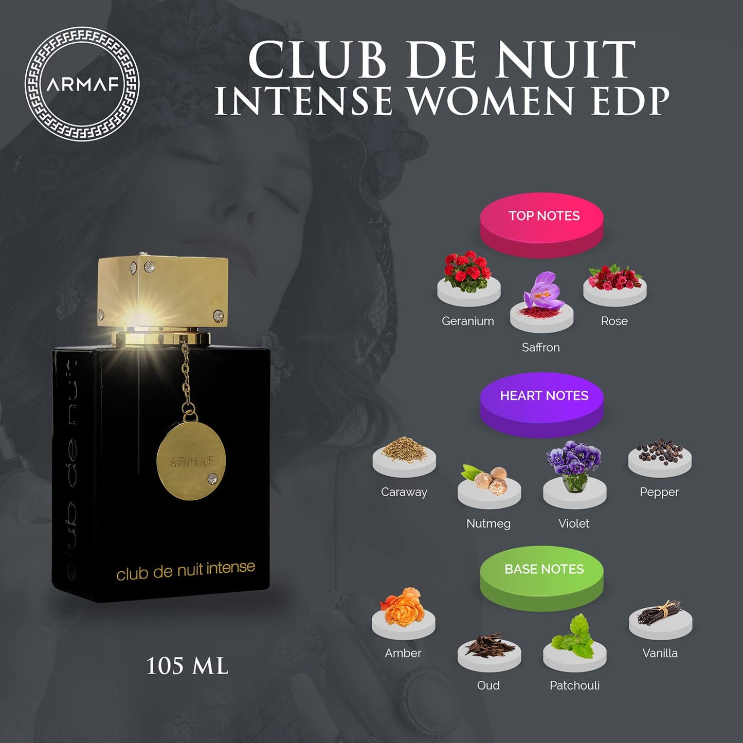 Armaf CLUB DE NUIT INTENSE Woman Eau de Parfum - 105 ml (For Women)