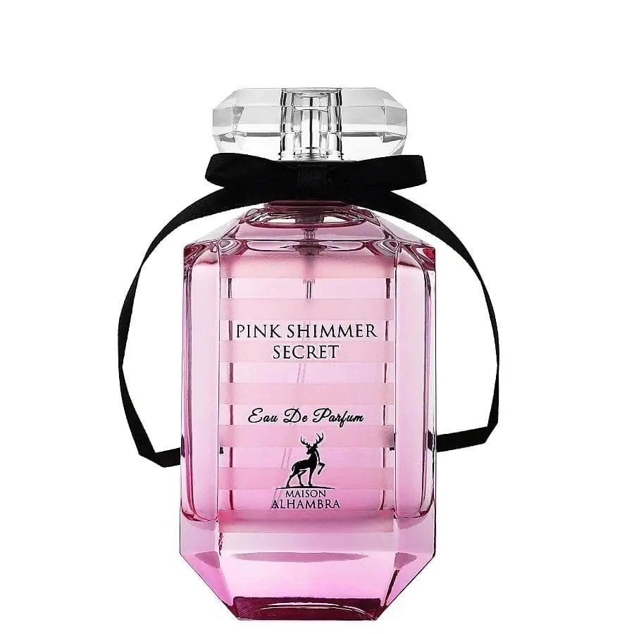 Pink Shimmer Secret Maison Alhambra Eau de Parfum - Arabic Perfume for Women 100ml 3.4oz