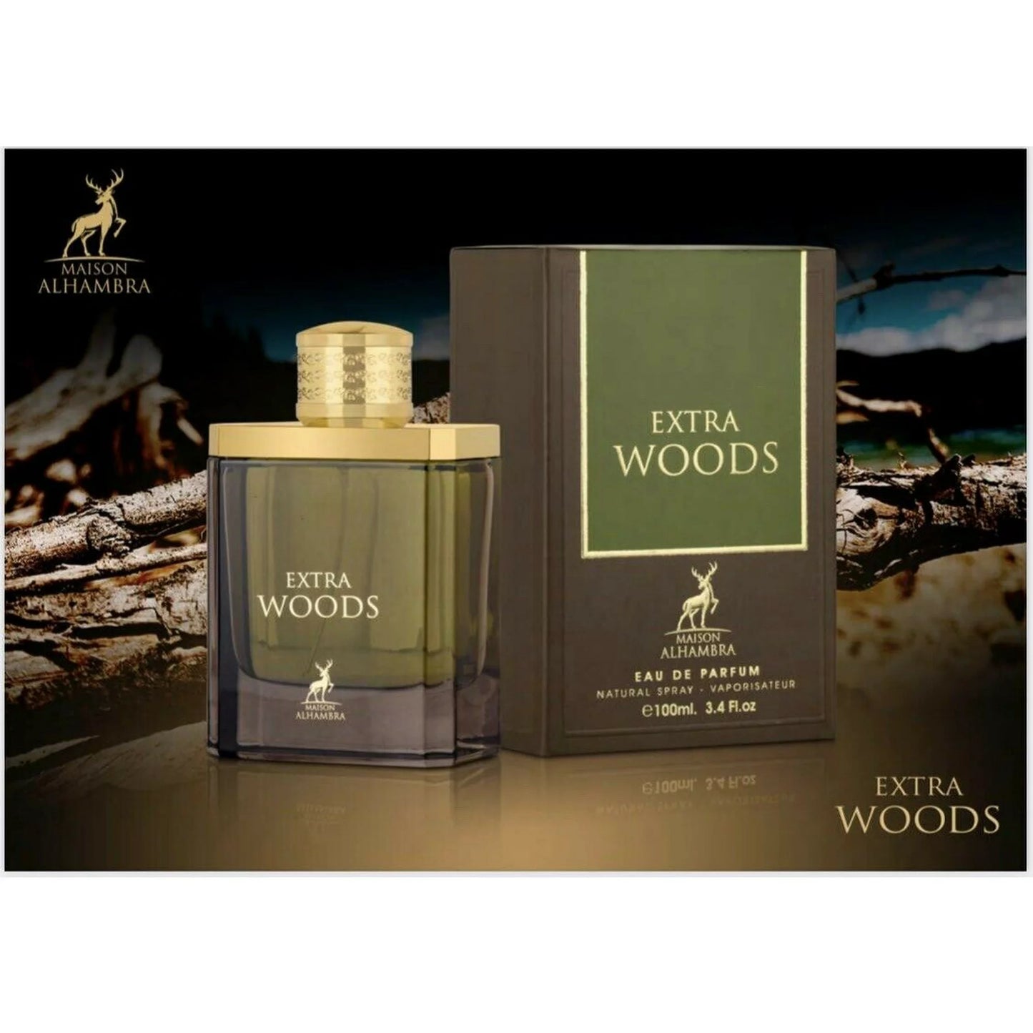 Extra Woods by MAISON ALHAMBRA 100ml 3.4oz